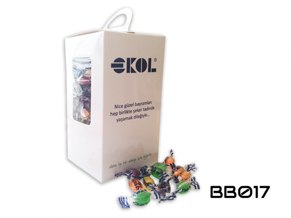 Karton Kutuda Bonbon Şeker