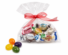 Şeffaf Ambalajda Logolu Bonbon Şeker