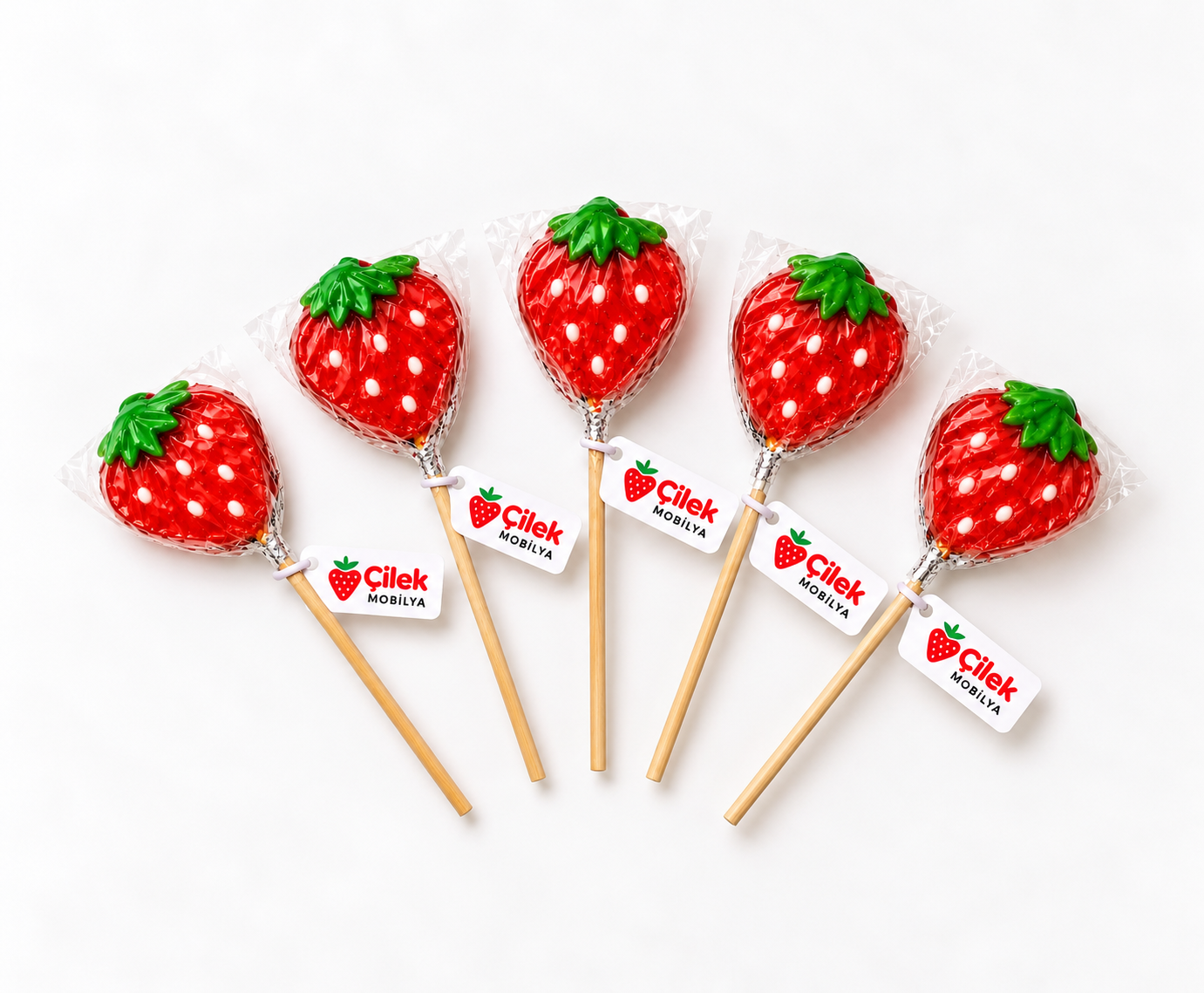 Logolu Lolipop Şeker